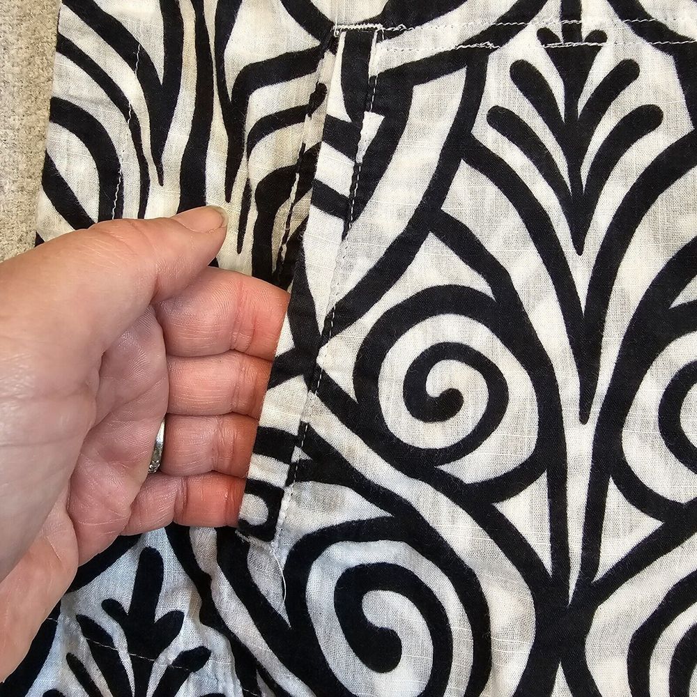 Title Nine Long Tunic Swim Cover Up Lightweight Active Luxury Boho Cotton L‎ - Picture 8 of 16